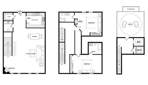 a blueprint of a floor plan of a house